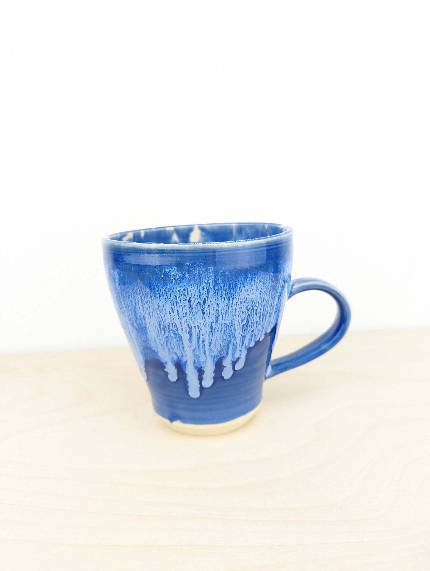 Big Drippy Blue Mug
