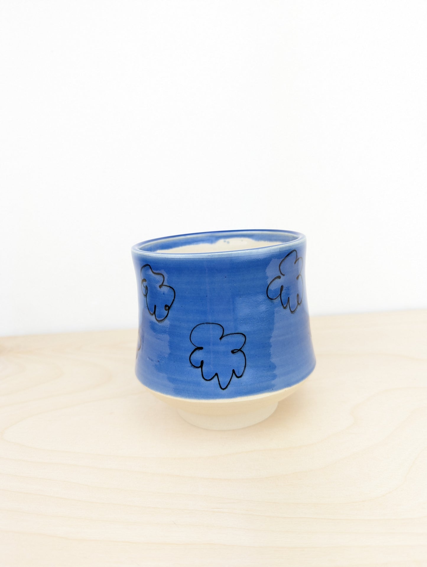 Sky Blue Squiggle Mug