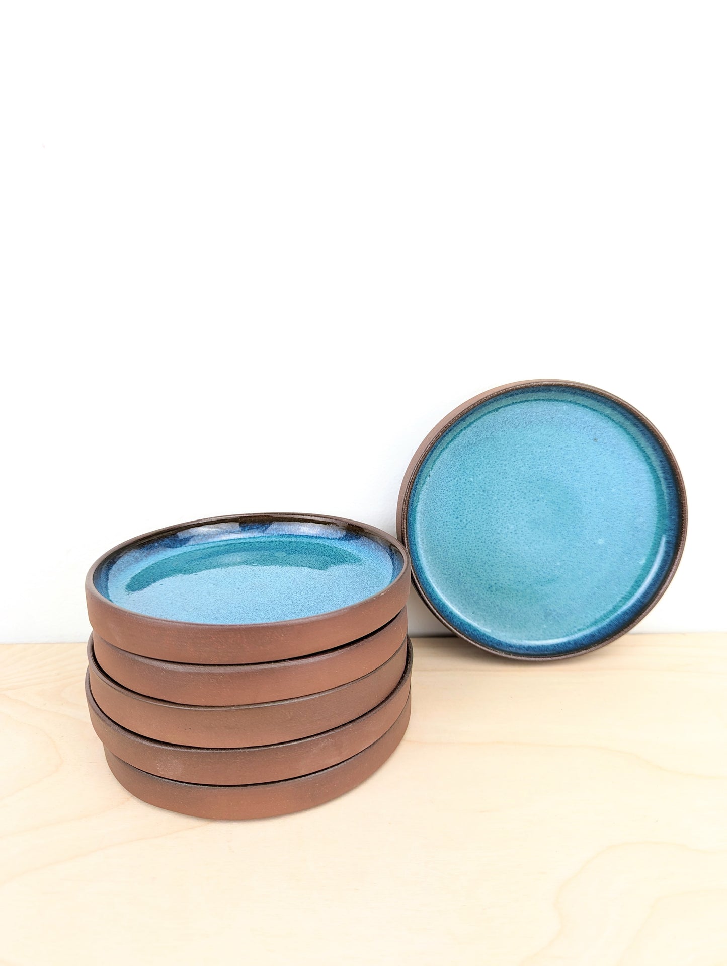 Small Red and Blue Plate