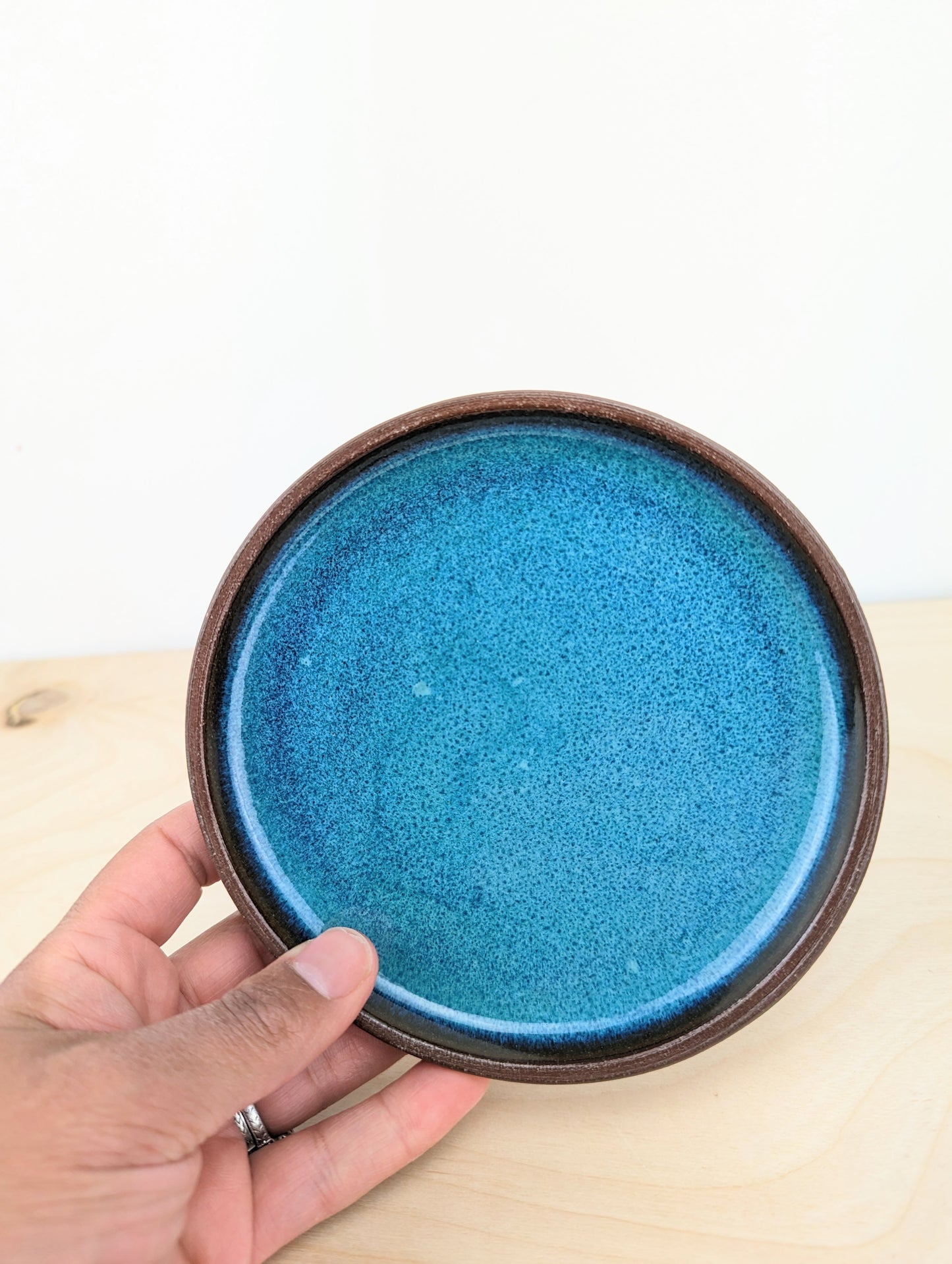 Small Red and Blue Plate