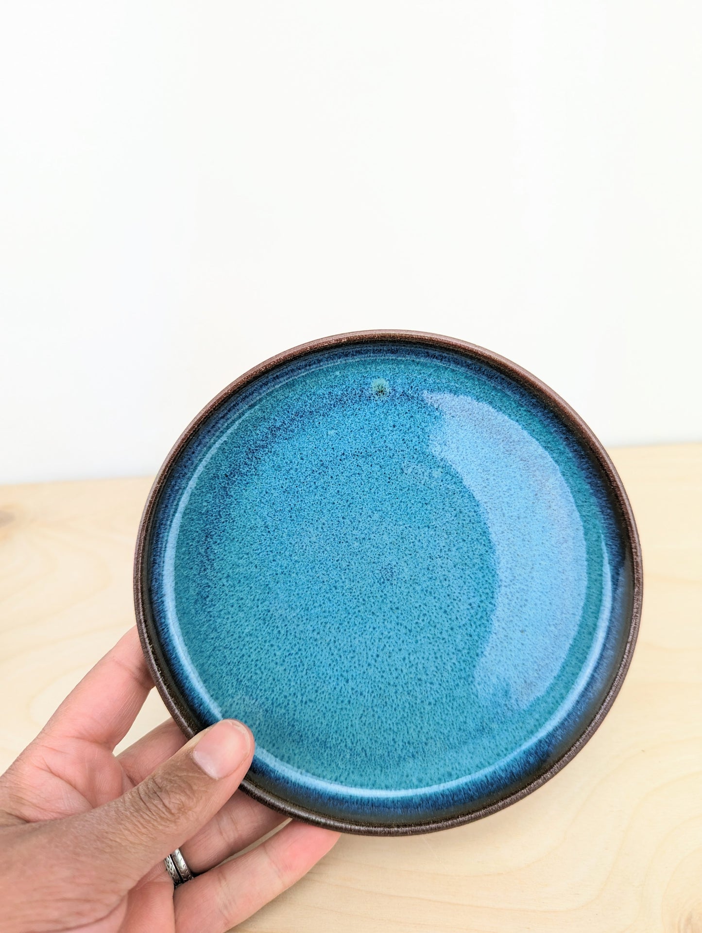 Small Red and Blue Plate