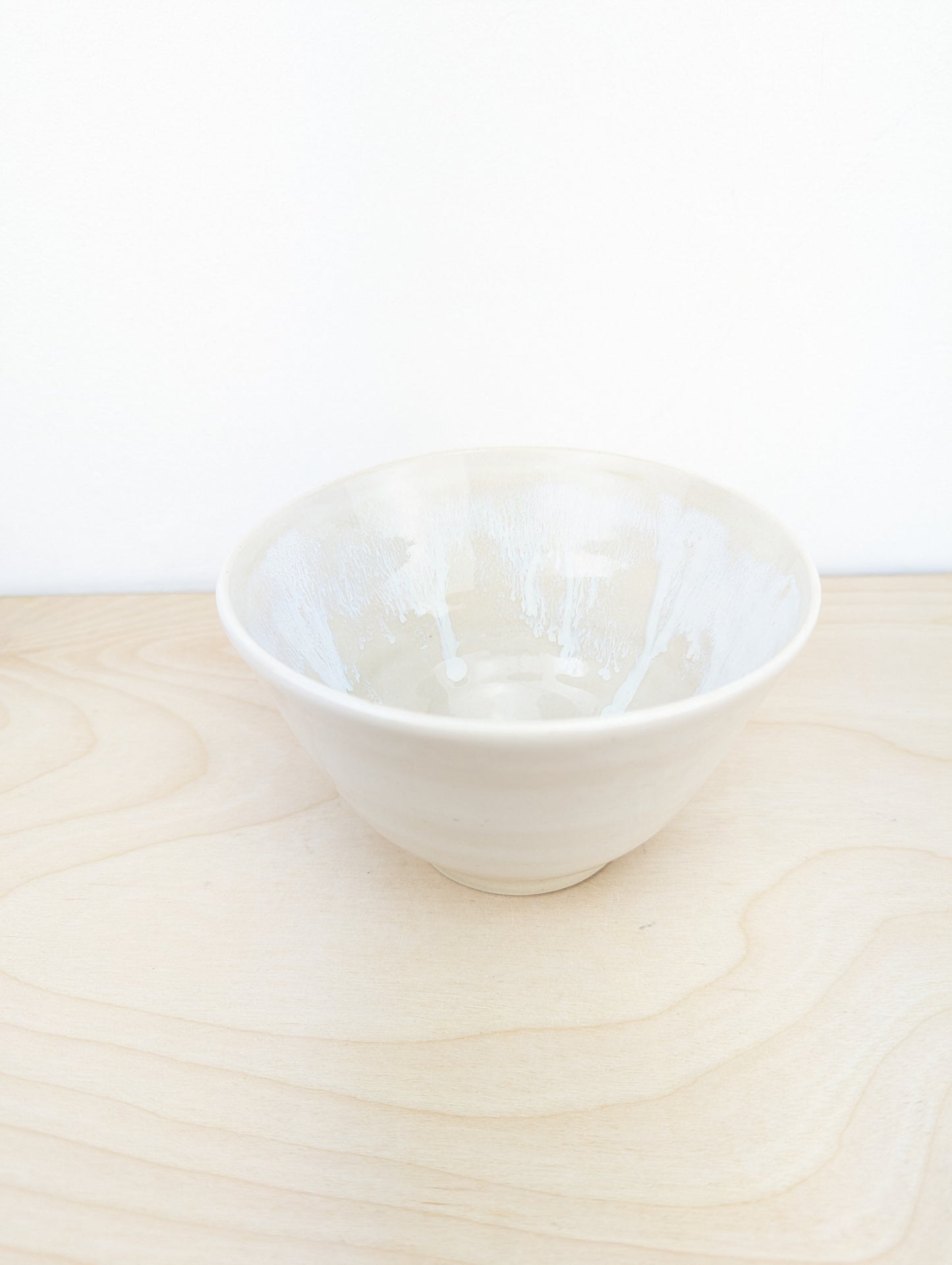 Drippy White Bowl