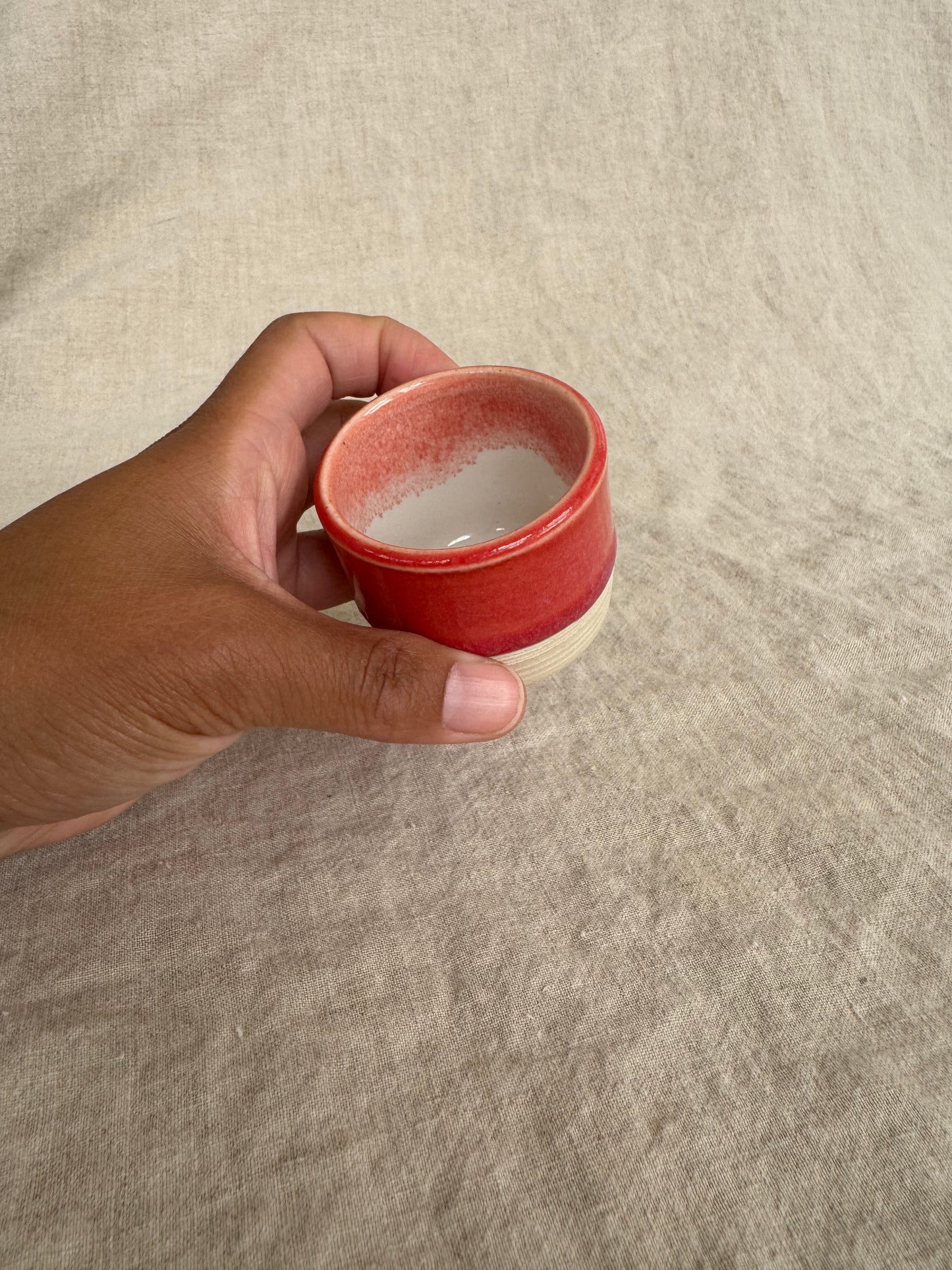 Coral Small cup strike anywhere match holder