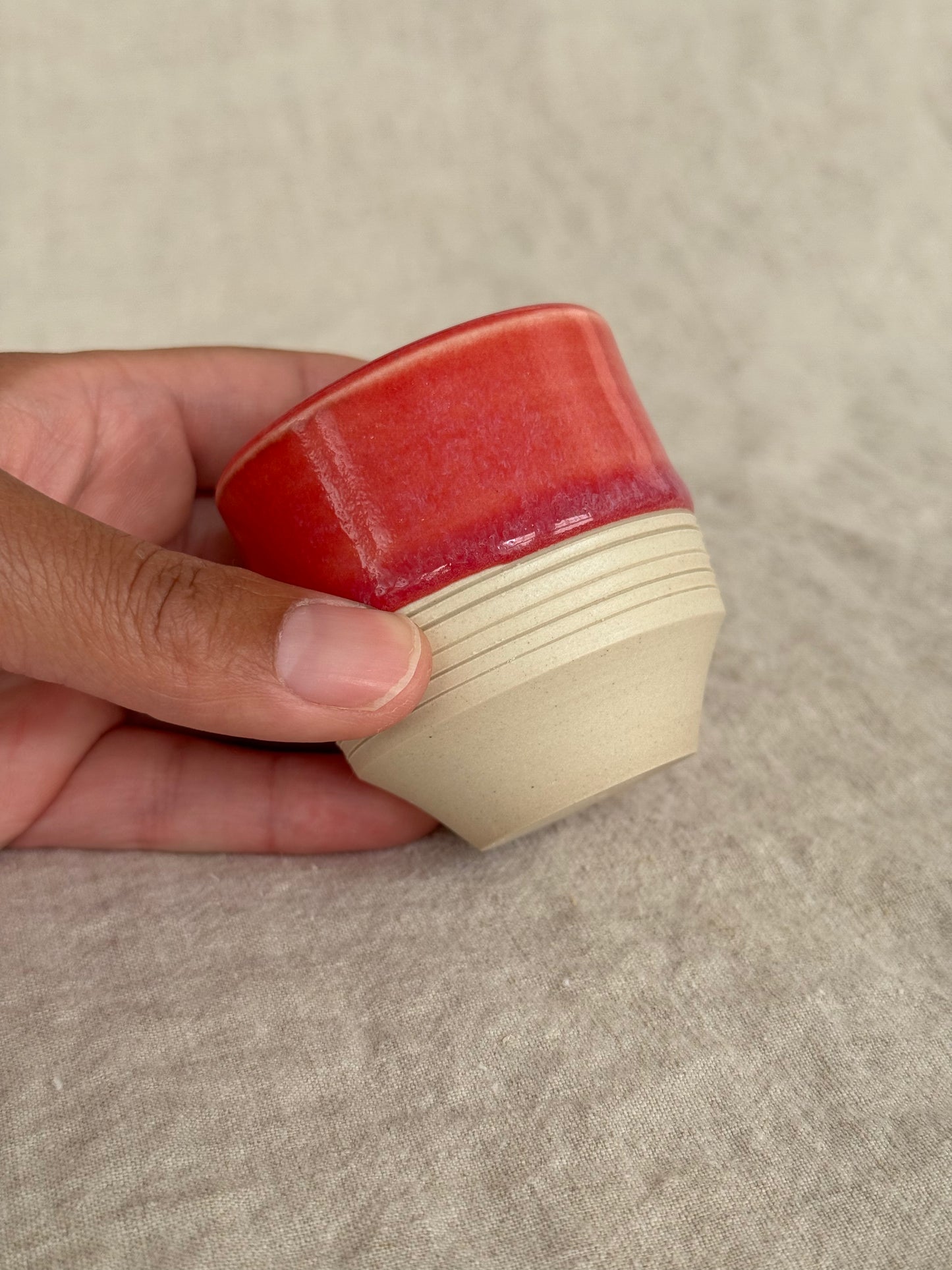 Coral Small cup strike anywhere match holder