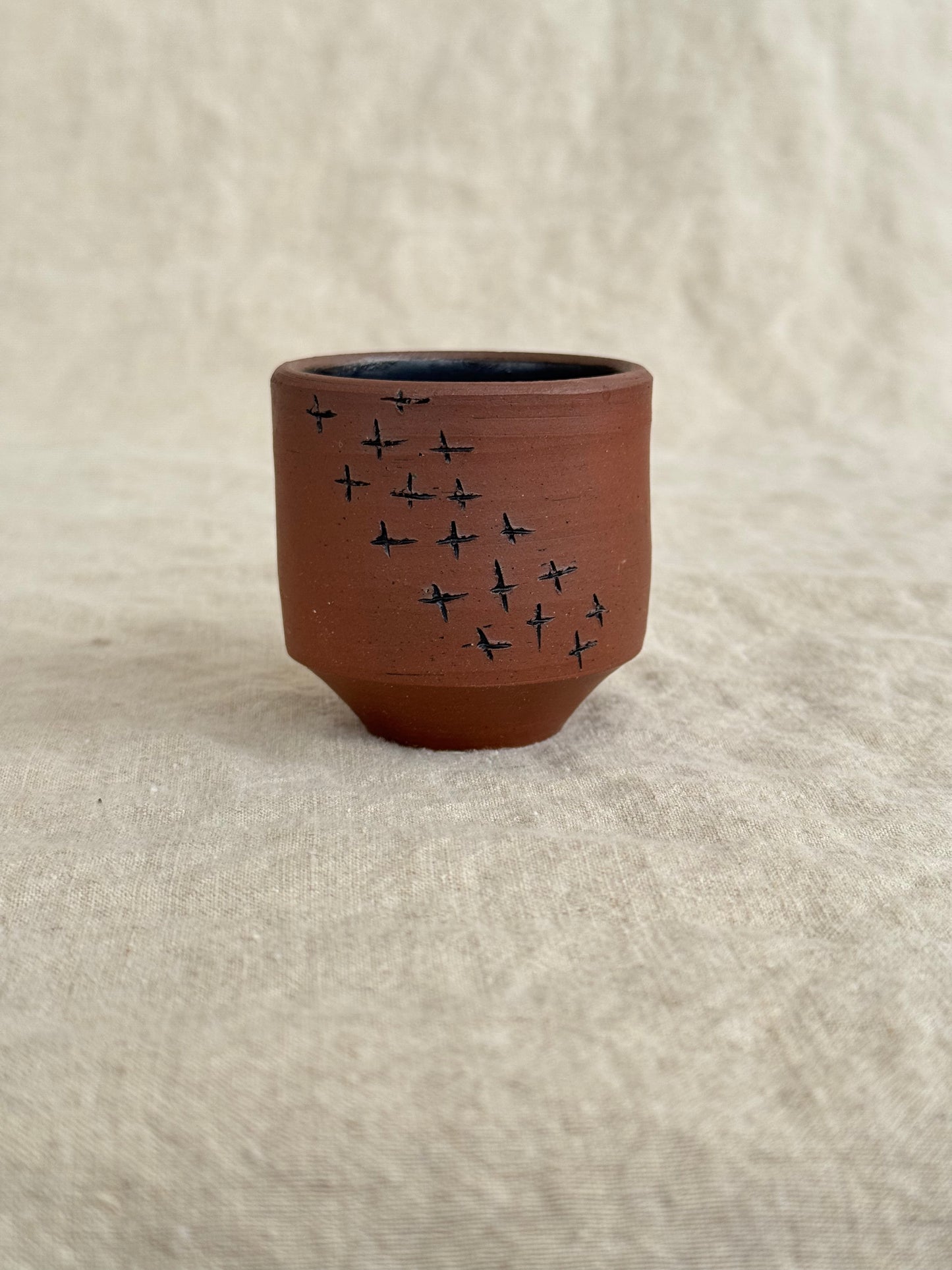 Small cup strike anywhere match holder