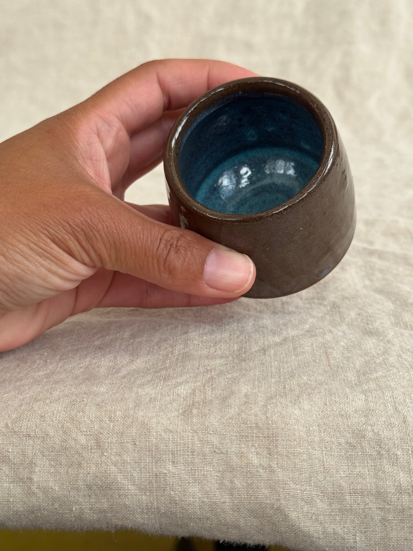 Small eye cup strike anywhere match holder