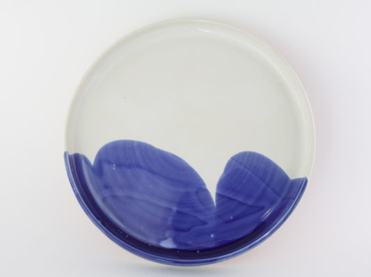 Pre-order - Large White and Cobalt Plates