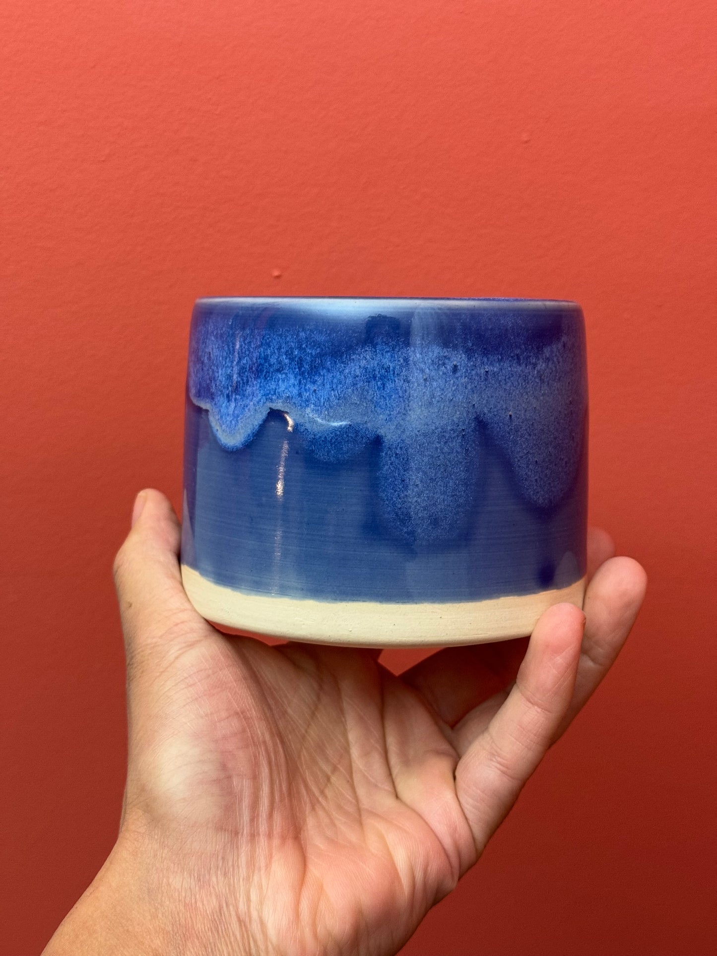 Drippy Blue Cup