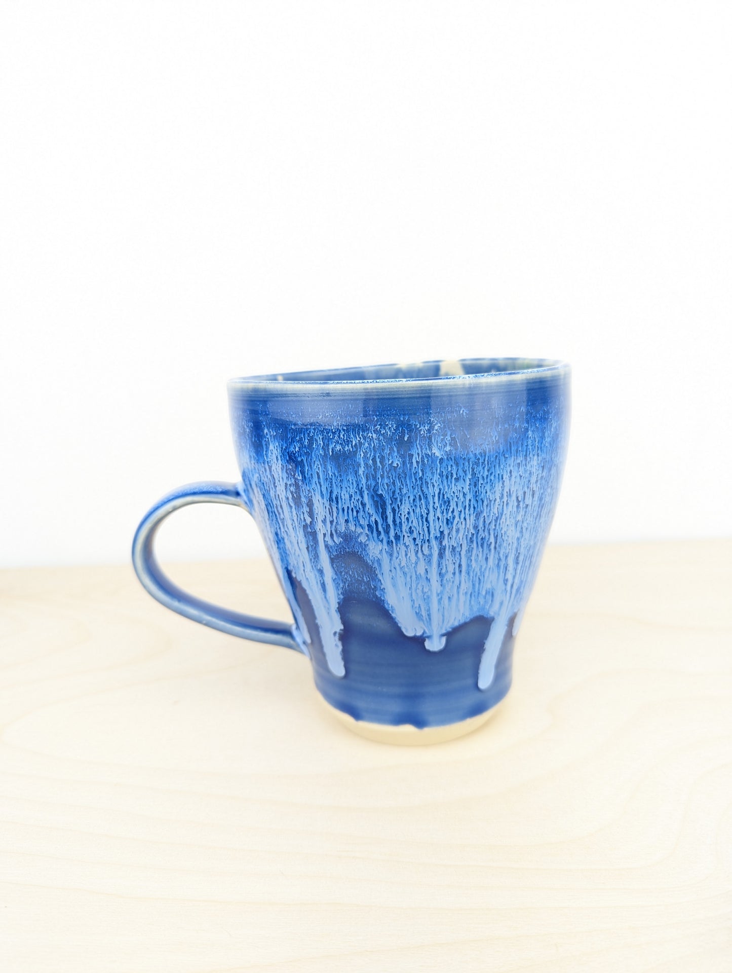 Big Drippy Blue Mug