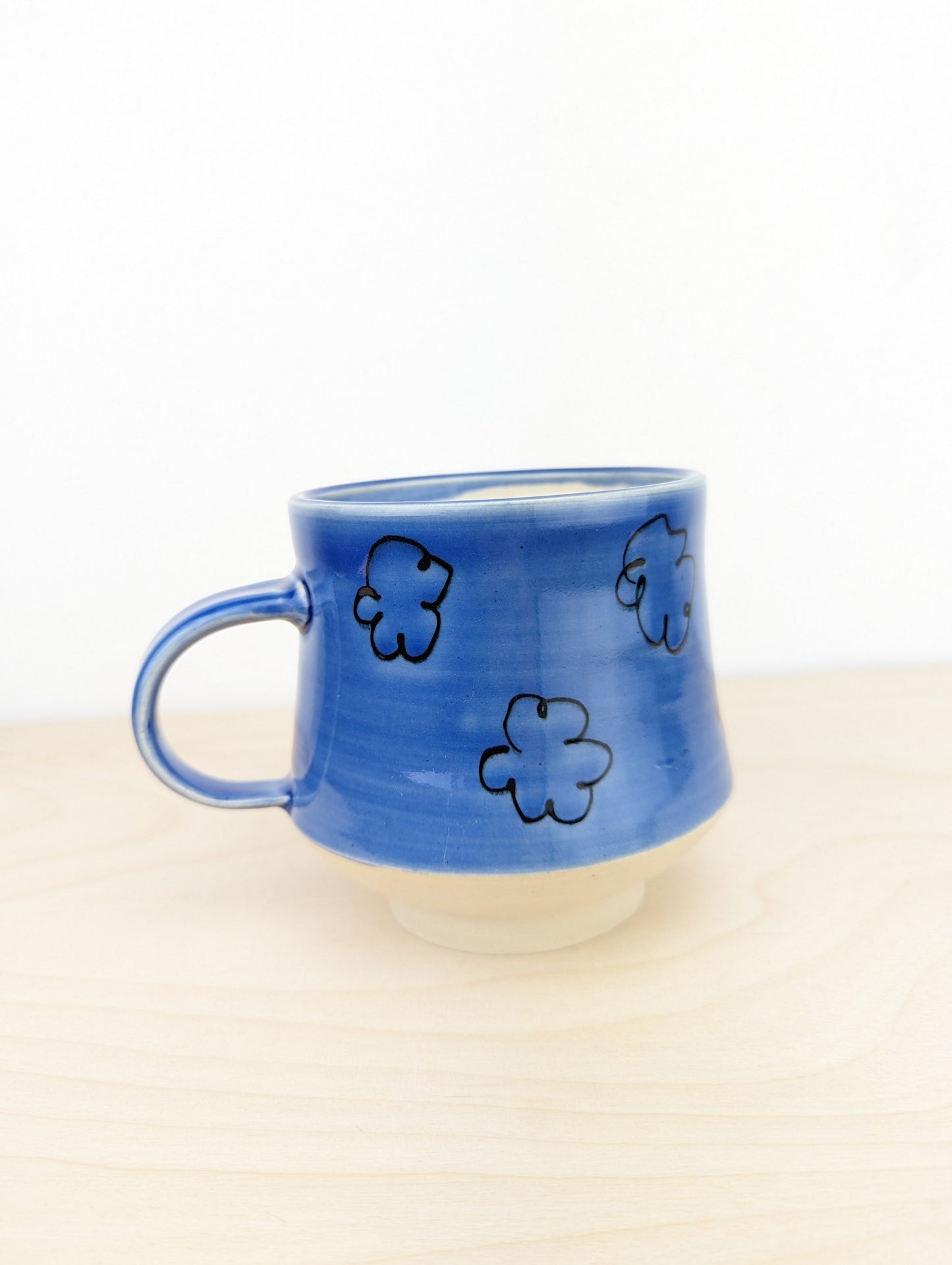 Sky Blue Squiggle Mug