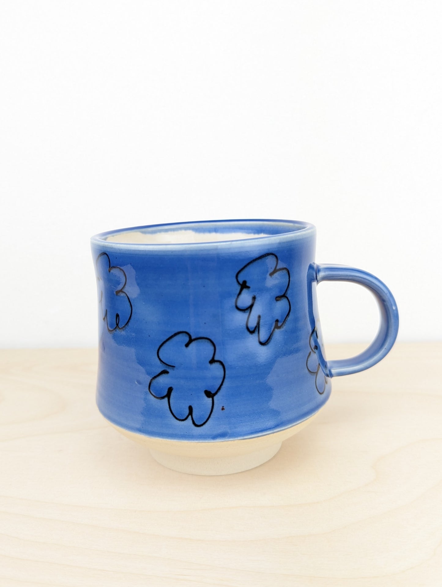 Sky Blue Squiggle Mug