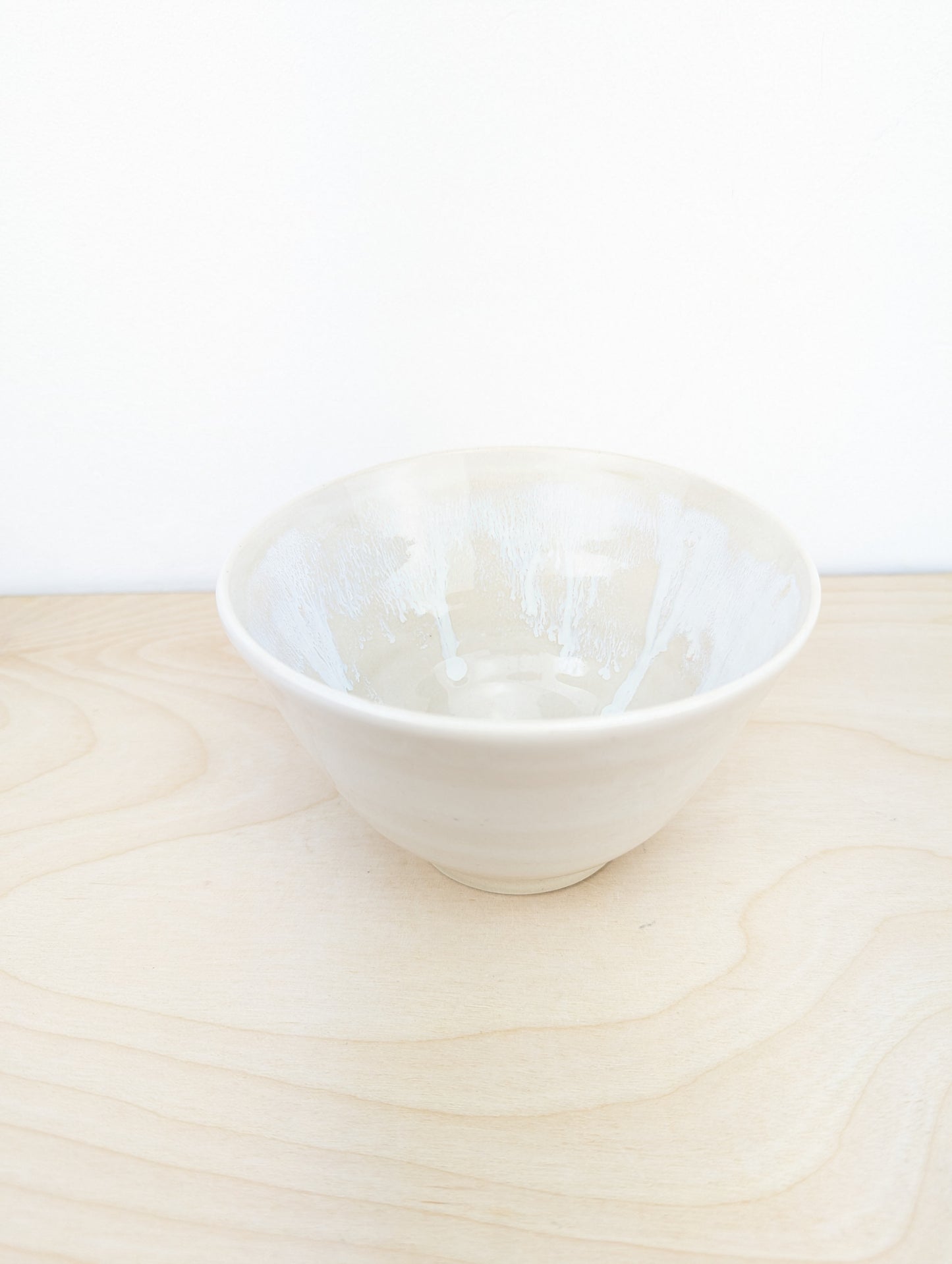 Drippy White Bowl