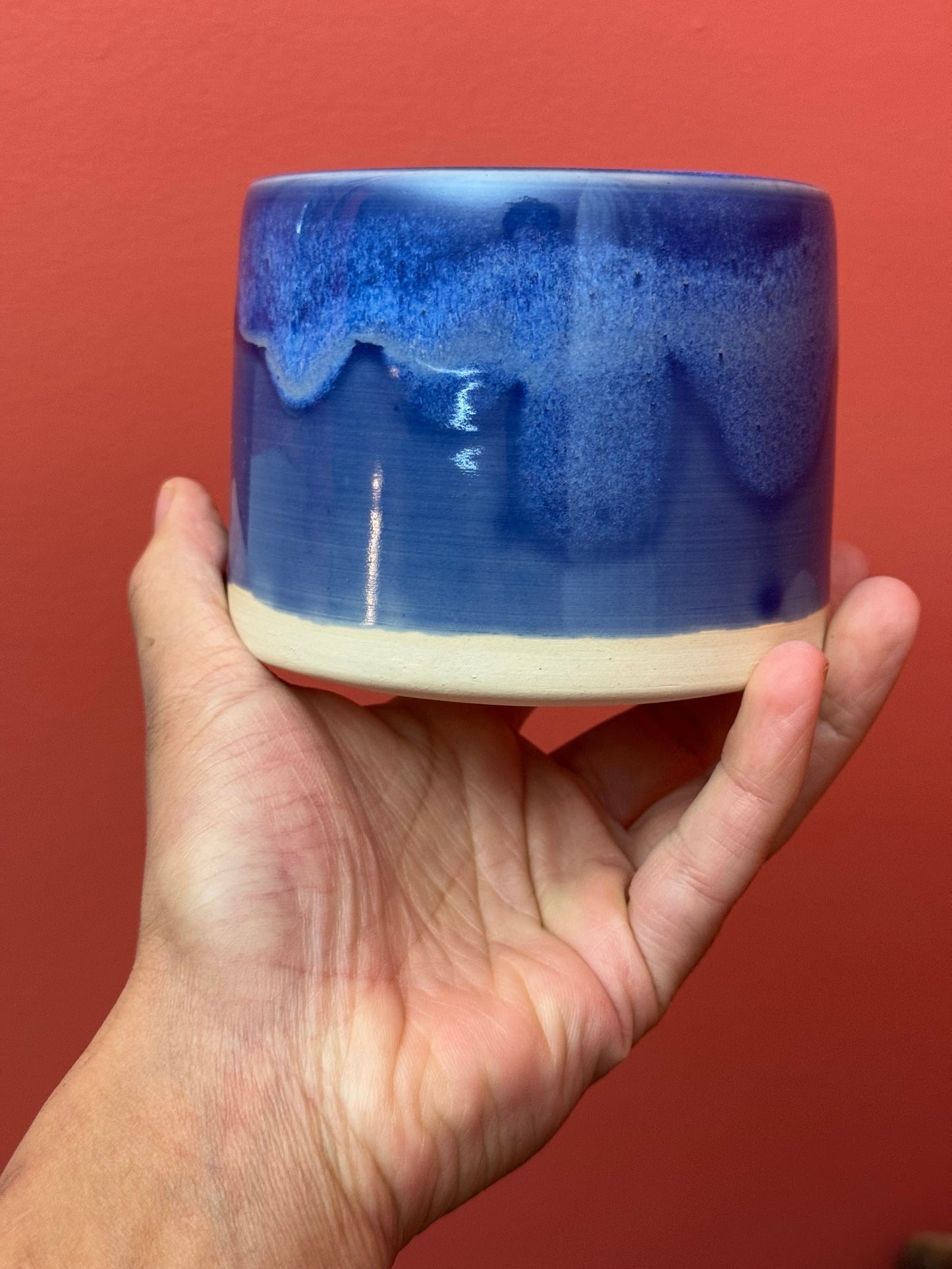 Drippy Blue Cup