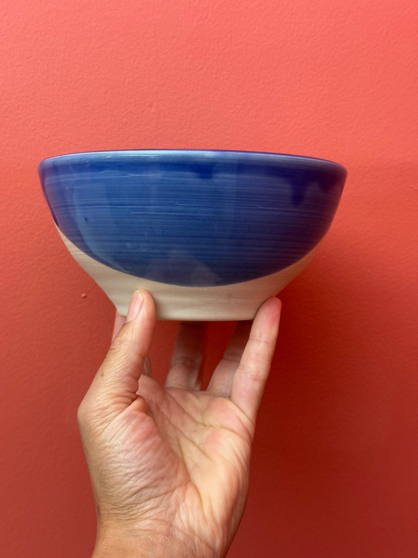 Dipped Blue Green Bowl