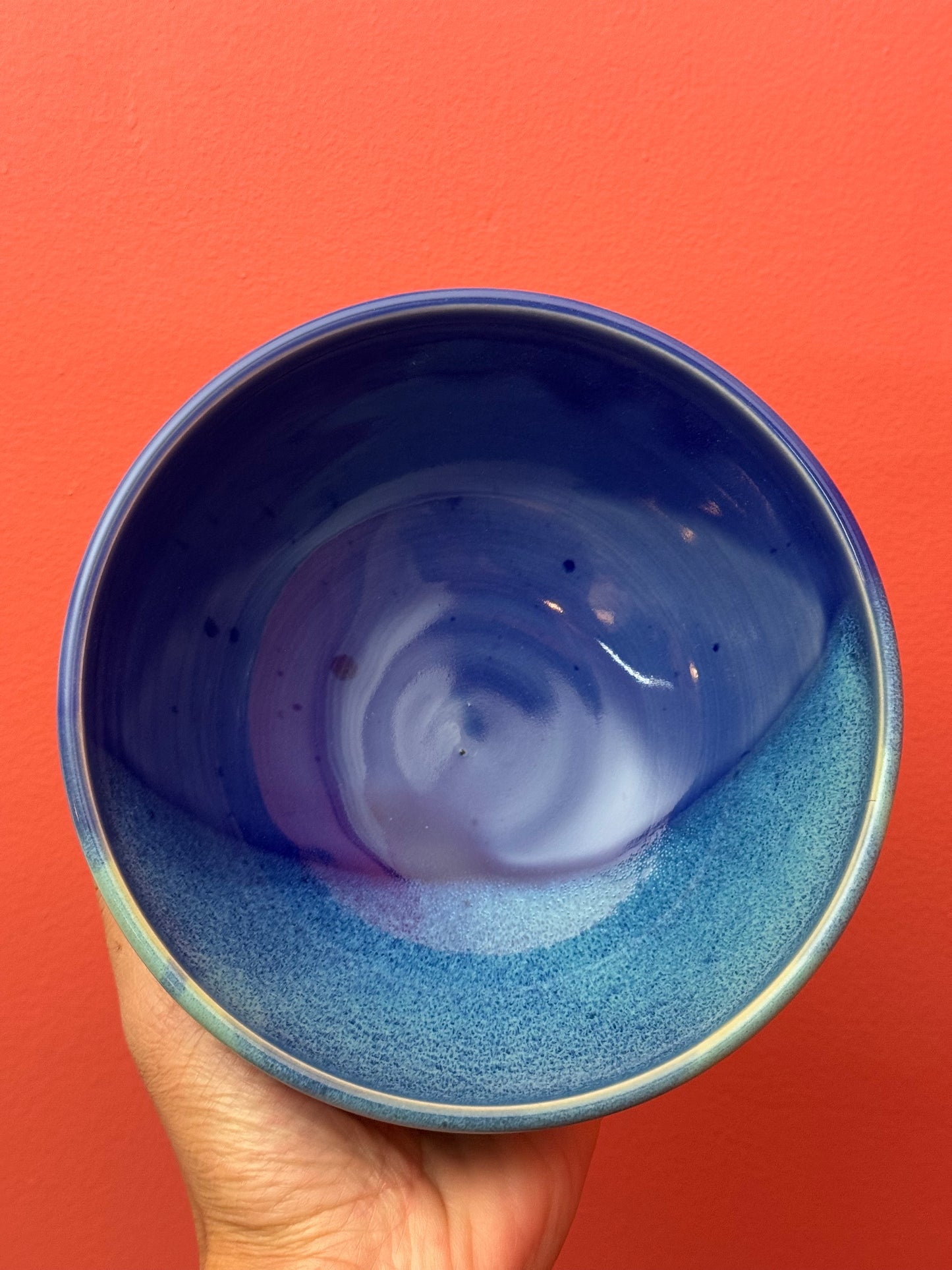 Dipped Blue Green Bowl