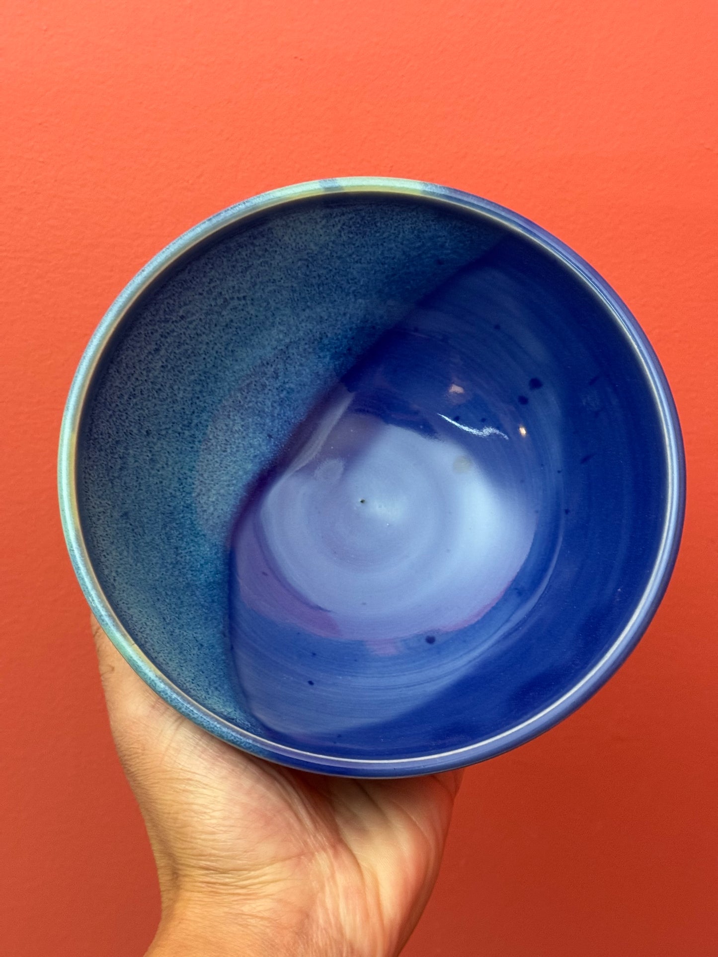 Dipped Blue Green Bowl