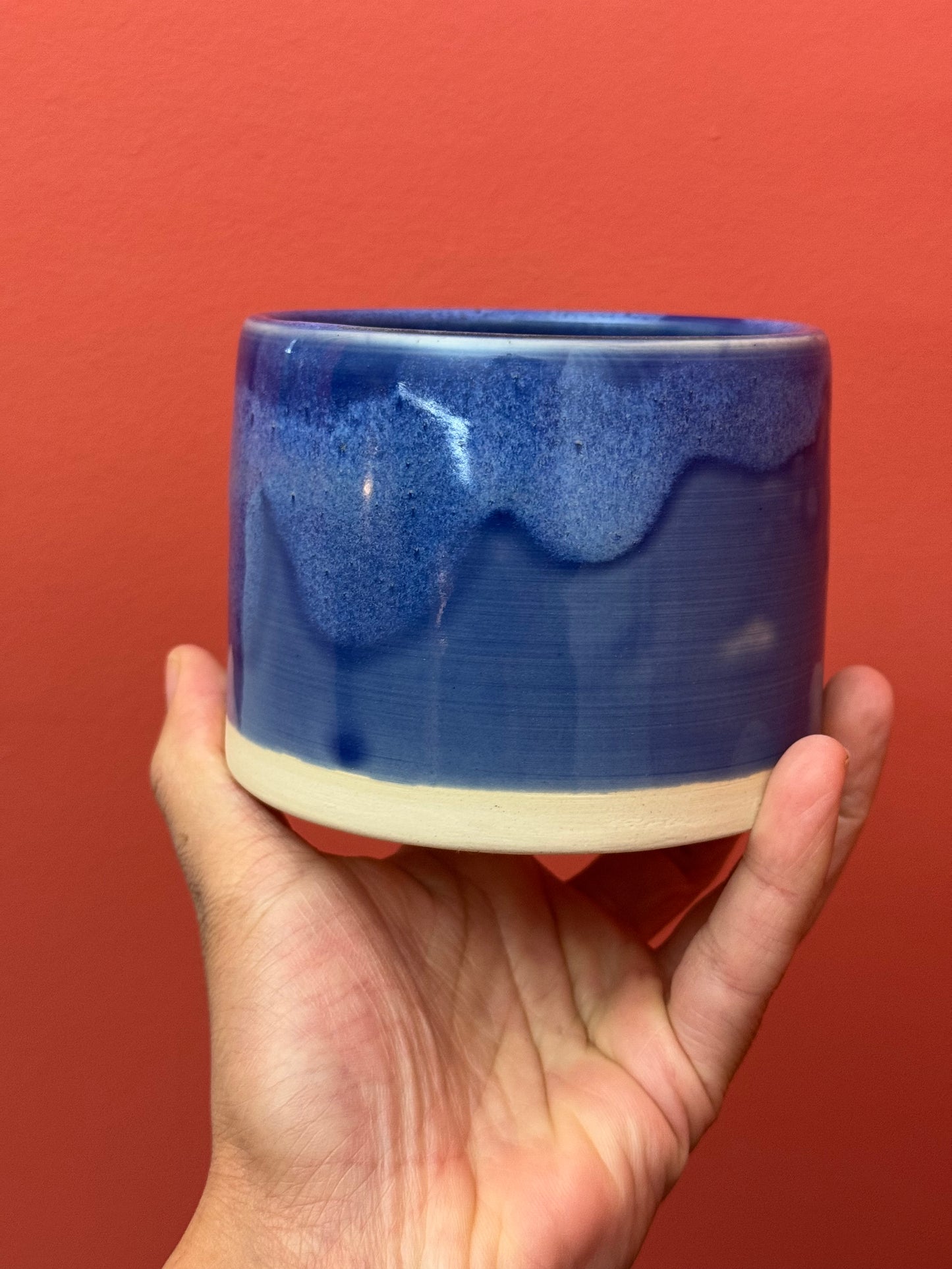 Drippy Blue Cup