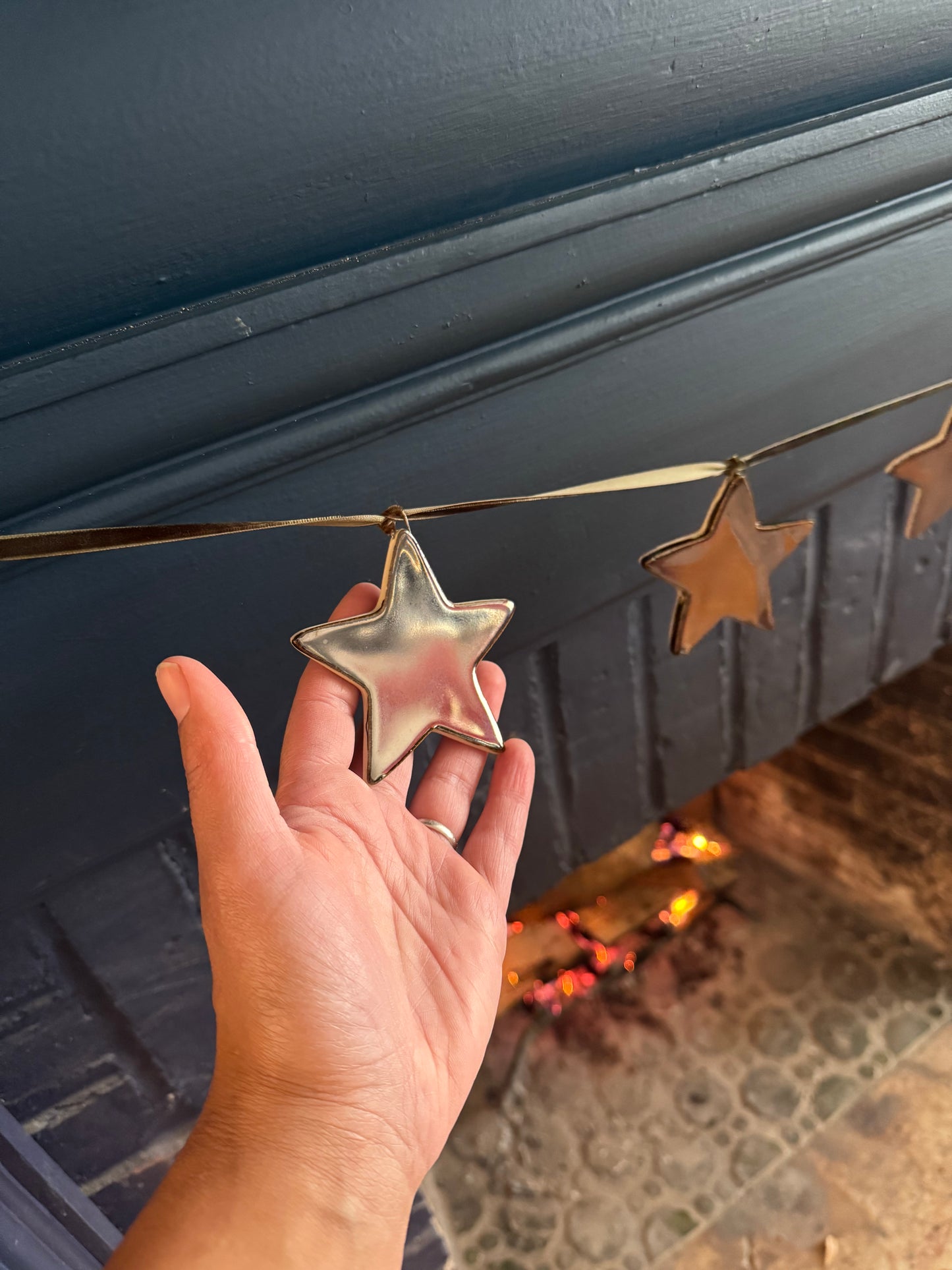 Silver Star Garland