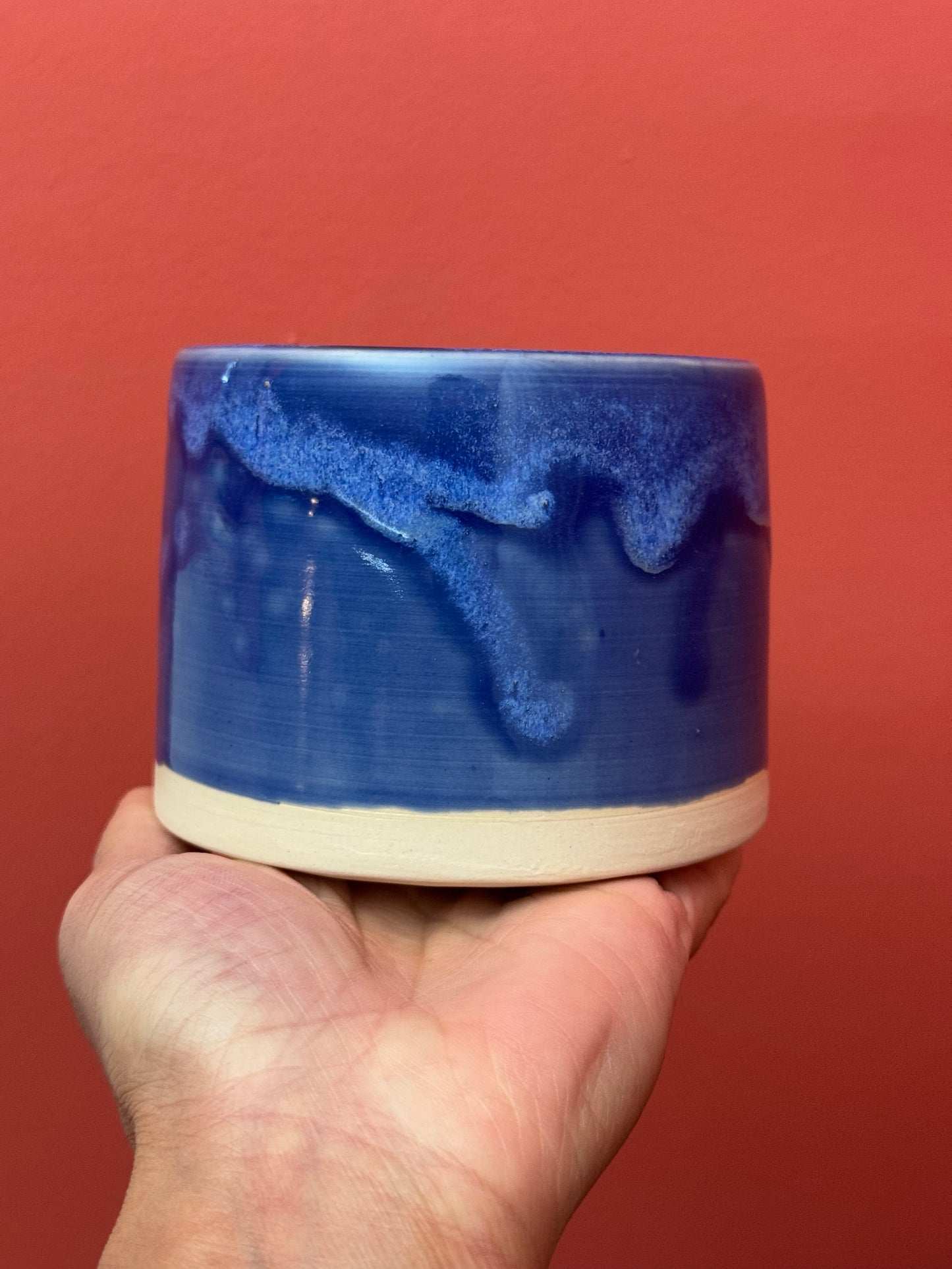 Drippy Blue Cup