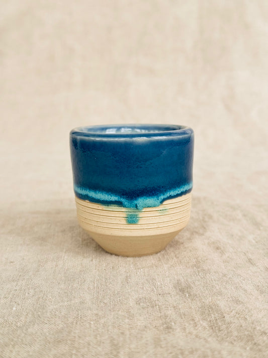 Drippy Blue Small cup strike anywhere match holder