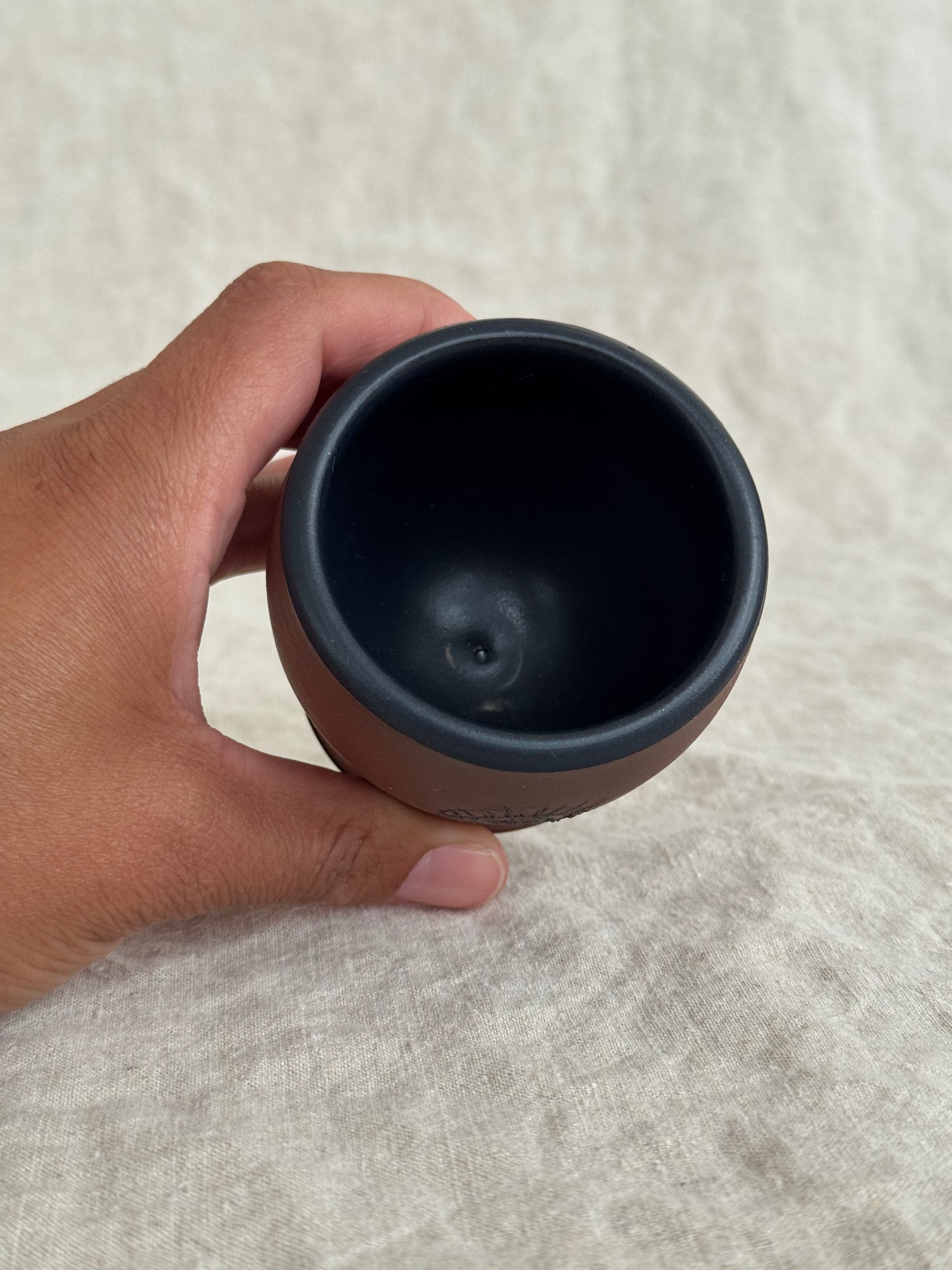 Small eye cup strike anywhere match holder
