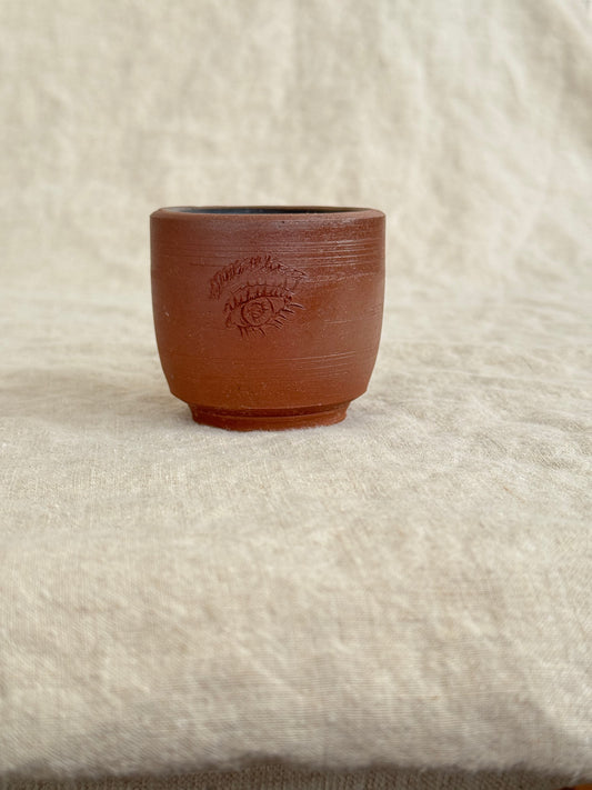 Small eye cup strike anywhere match holder