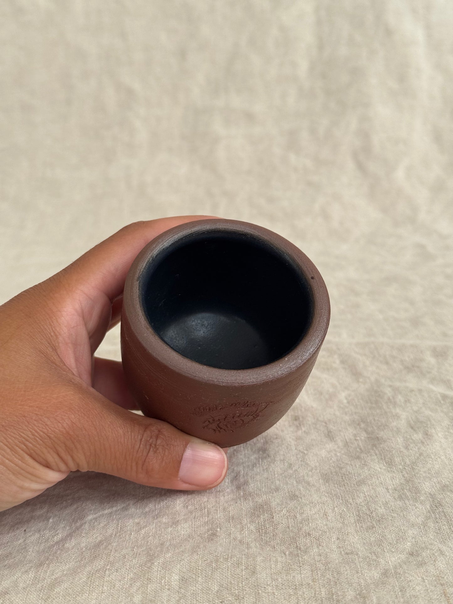 Small eye cup strike anywhere match holder