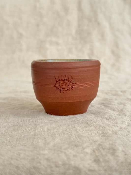 Small eye cup strike anywhere match holder