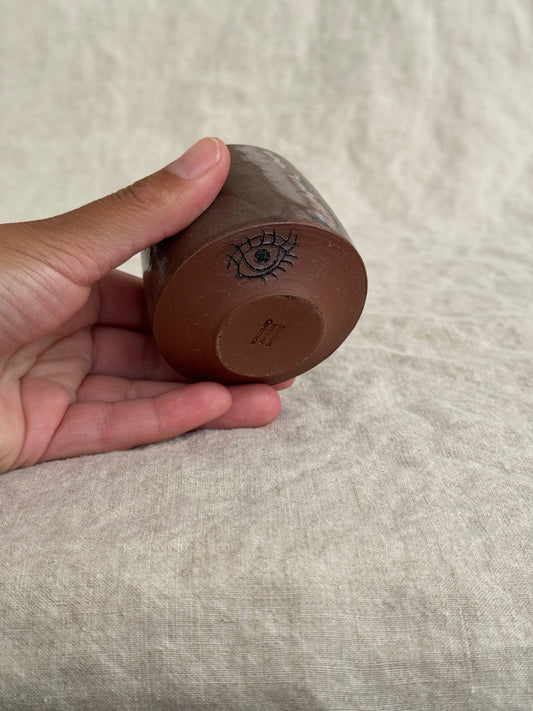 Small eye cup strike anywhere match holder