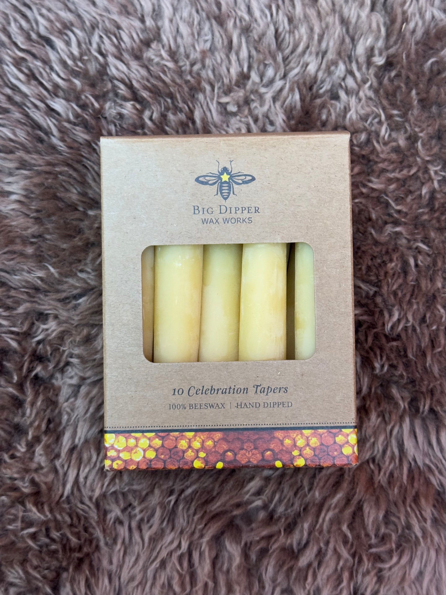 Bees Wax 5” Taper Candles