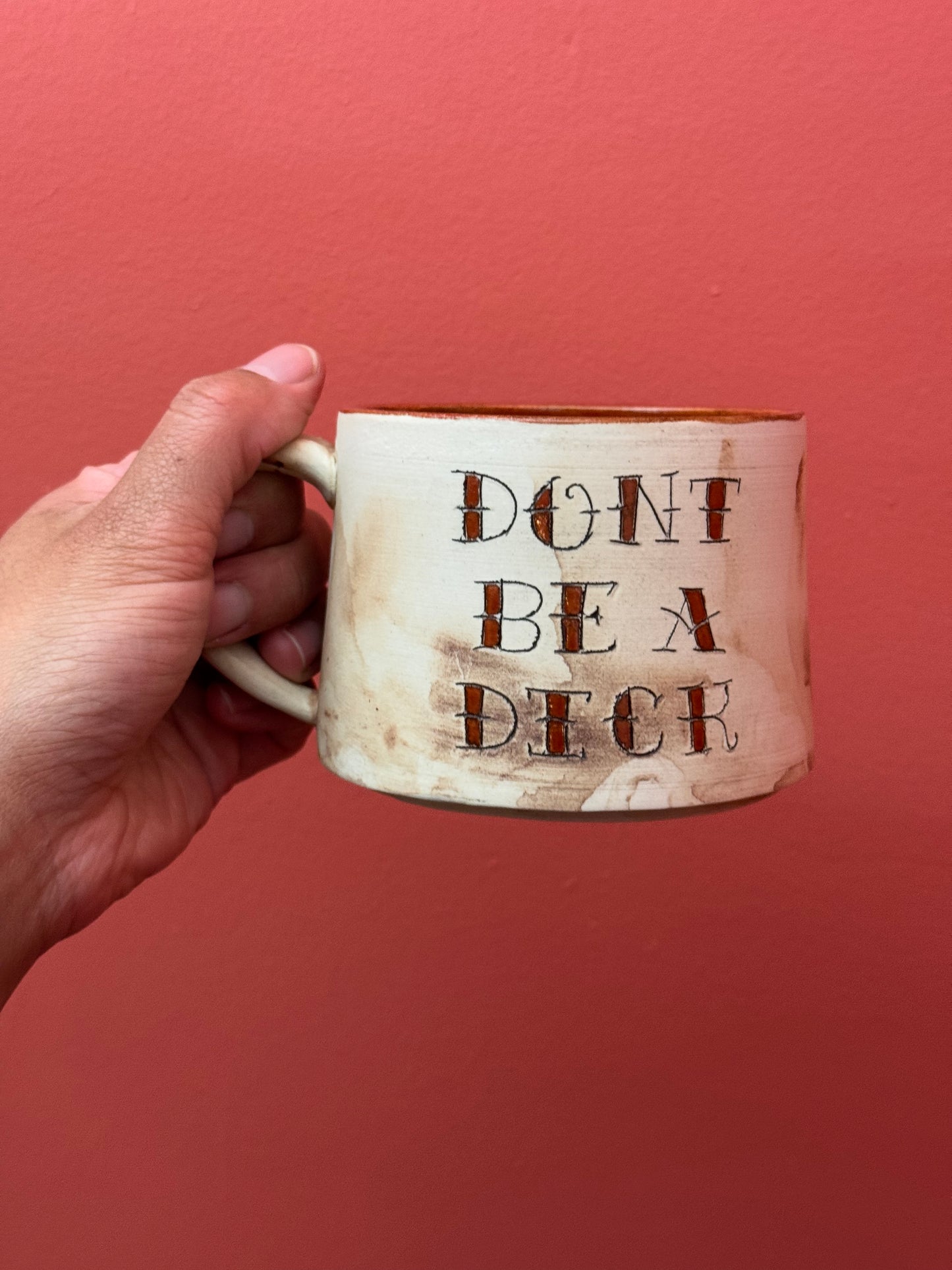 Don't Be a Dick Mug Tattoo Script