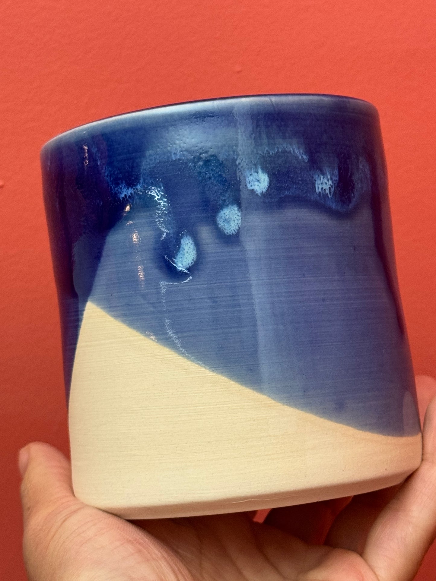 Drippy Blue Cup