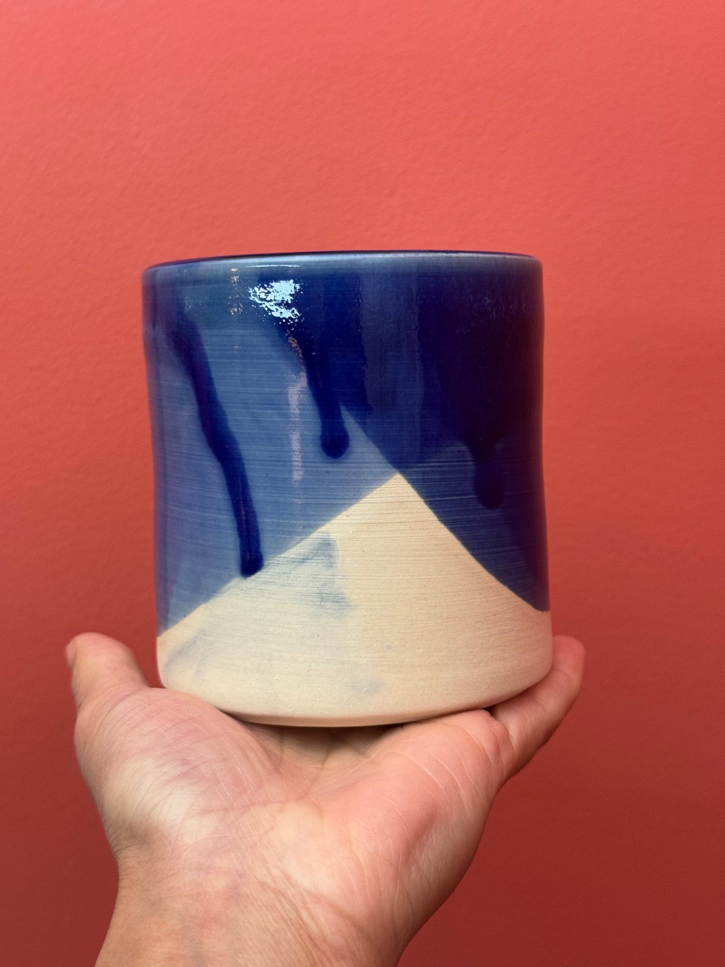 Drippy Blue Cup