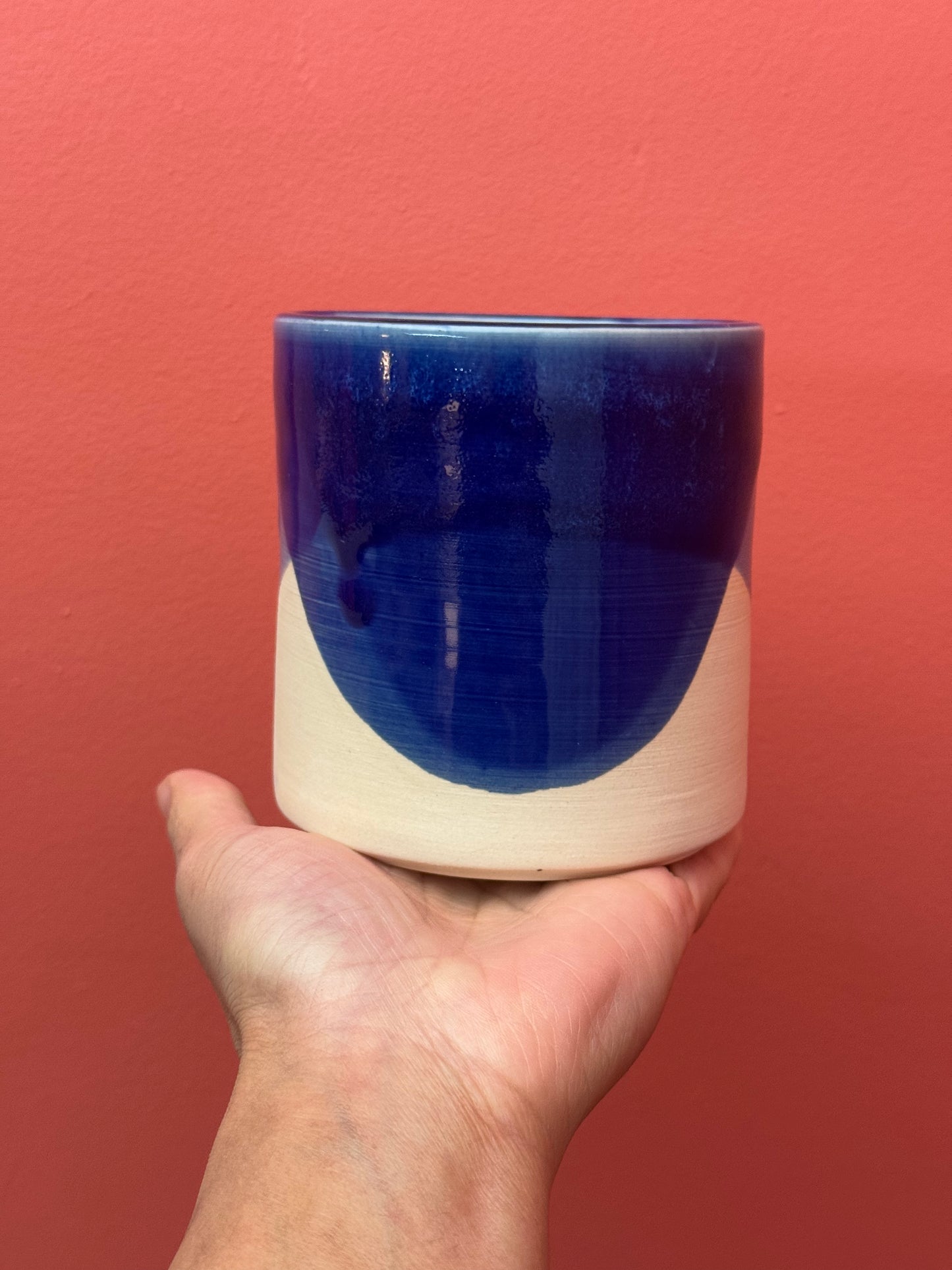 Drippy Blue Cup