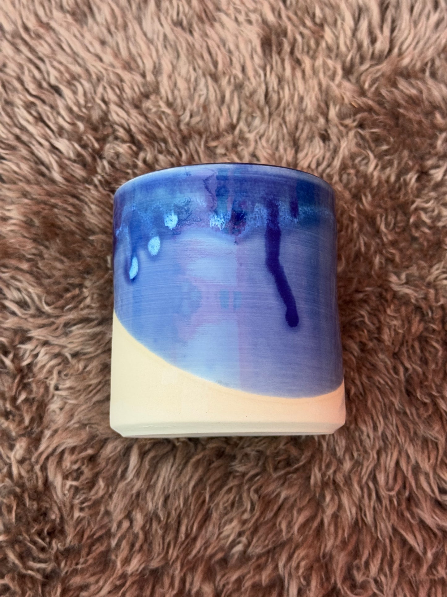 Drippy Blue Cup