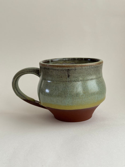 Red and green mug