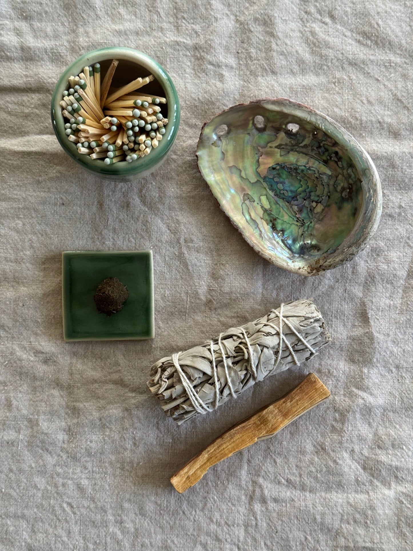 Handmade Ceramic Sage Gift Box