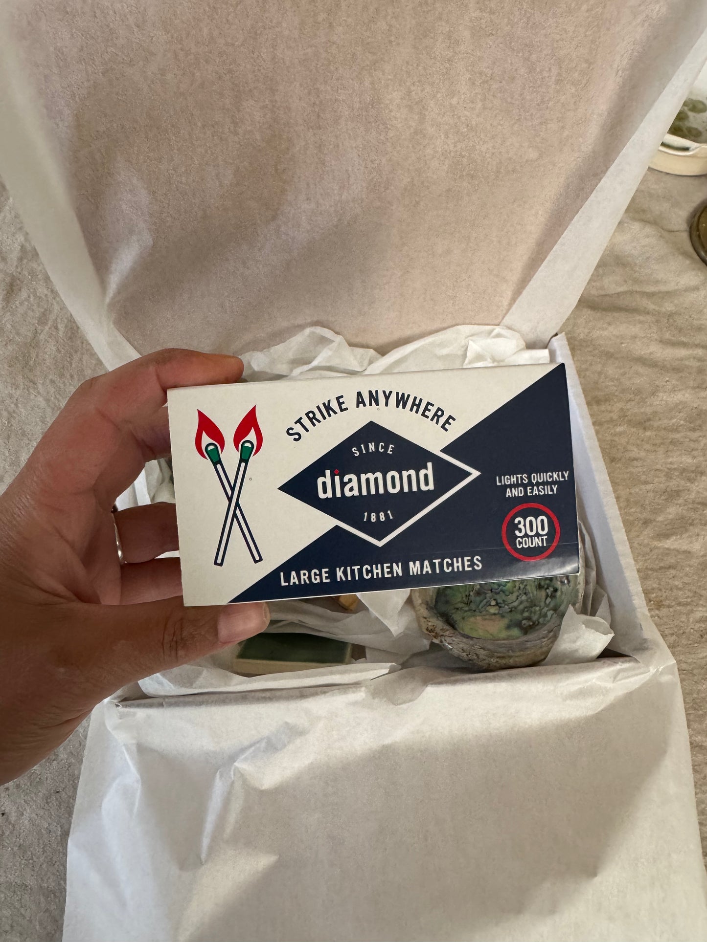 Handmade Ceramic Sage Gift Box