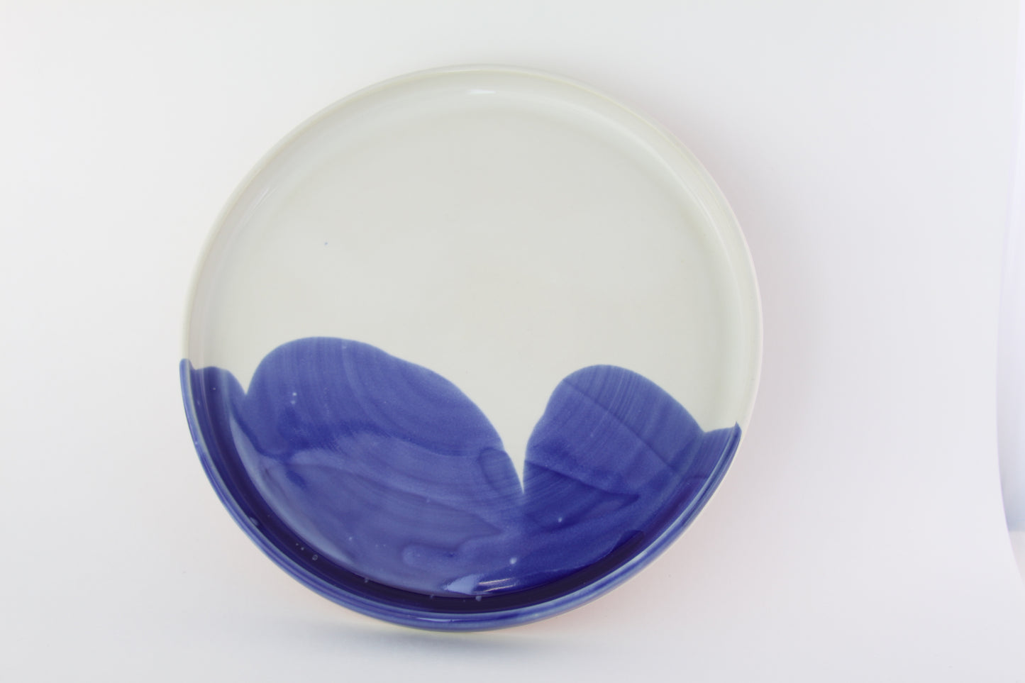 Layers and Mountains Cobalt Dinner Plate