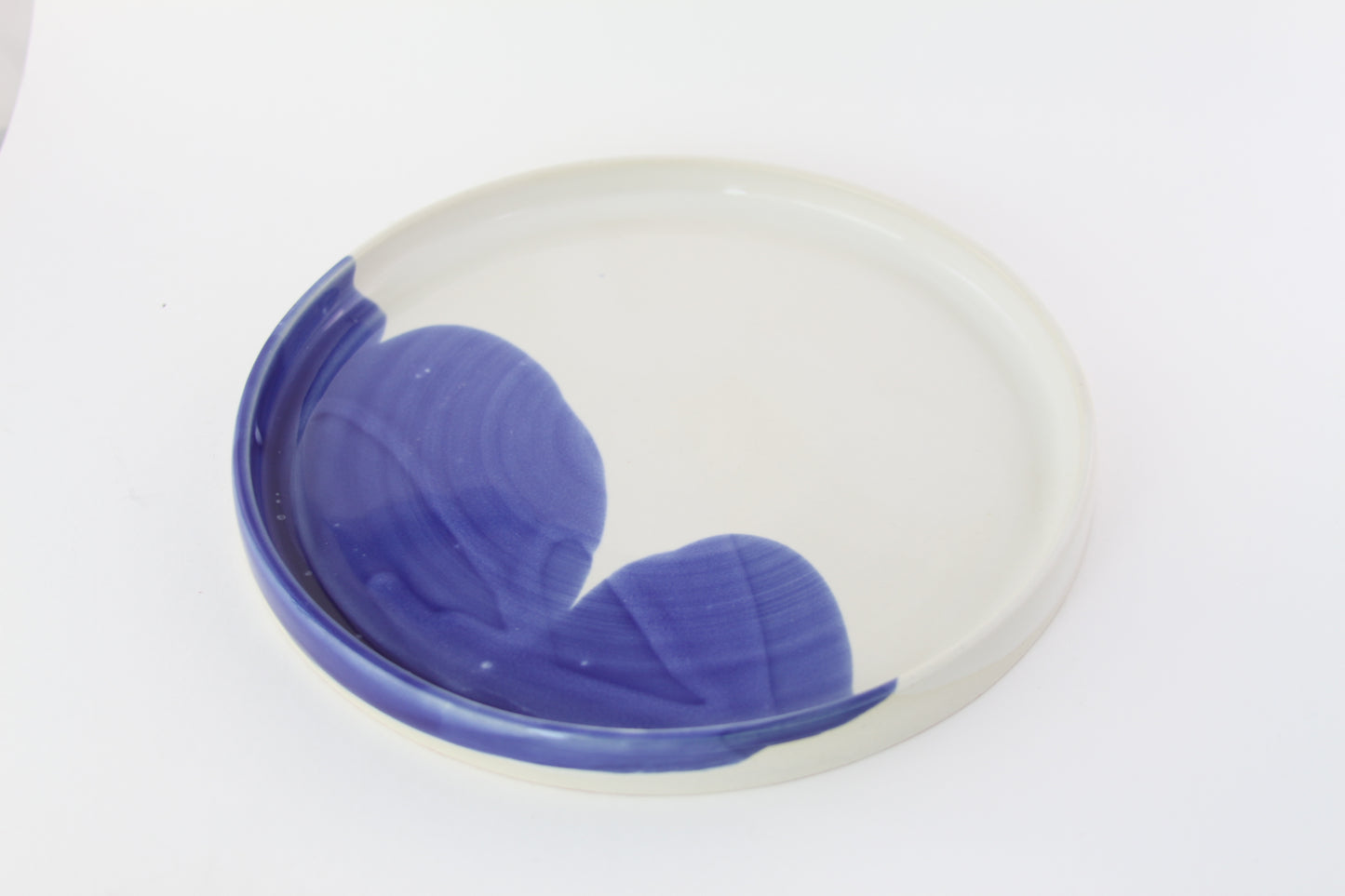 Layers and Mountains Cobalt Dinner Plate